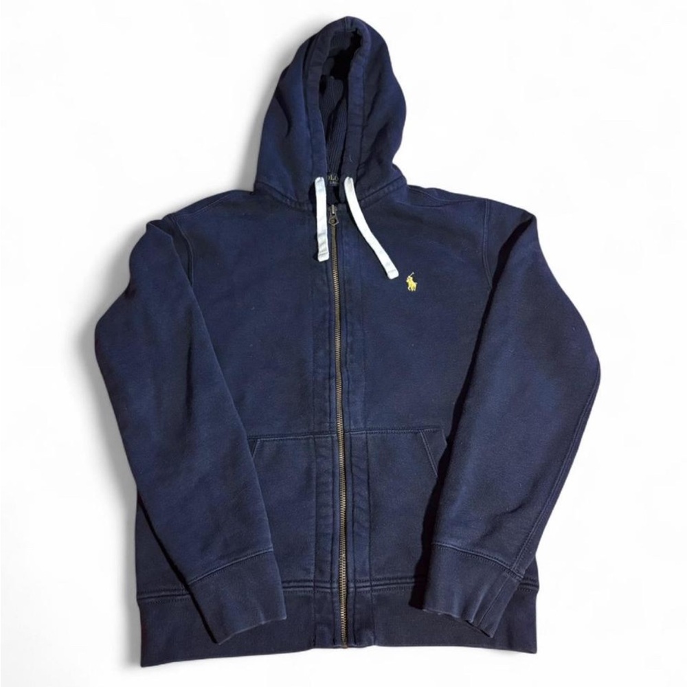Ralph Lauren Navy Blue Zip-Up Hoodie